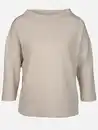 Bild 1 von Damen Flauschshirt mit 3/4 langem Arm Beige