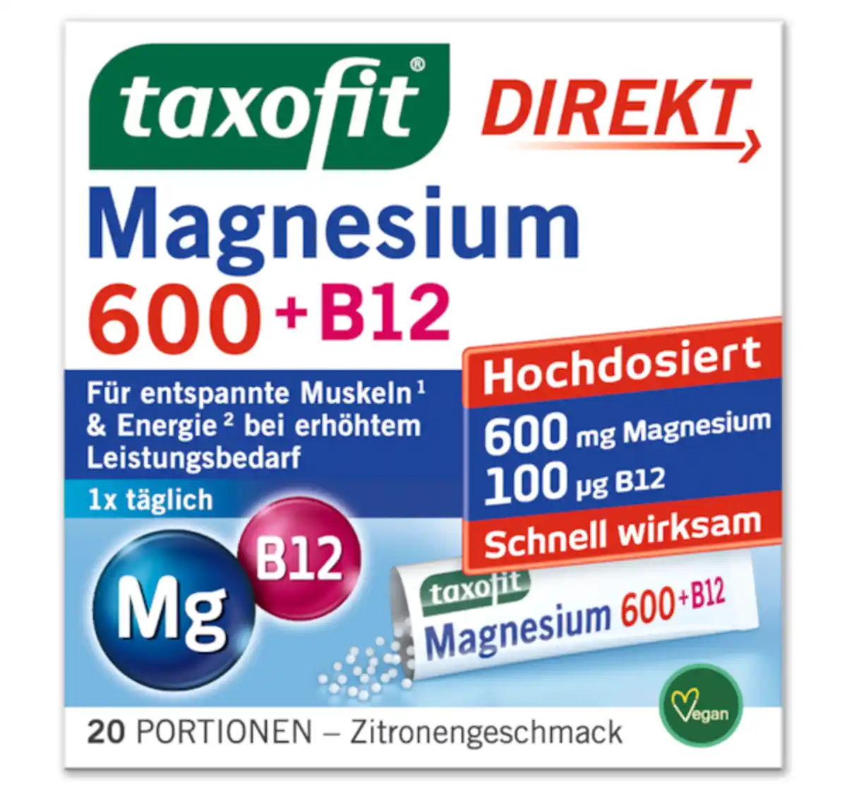 Bild 1 von TAXOFIT Magnesium 600*