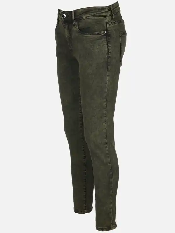 Bild 3 von Damen Jeans Florenz in Slim Fit Oliv