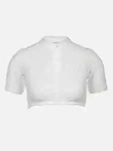 Damen Dirndlbluse Leona Weiß
