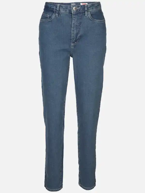 Bild 1 von Damen Jeanshose im Tapered Fit Blau