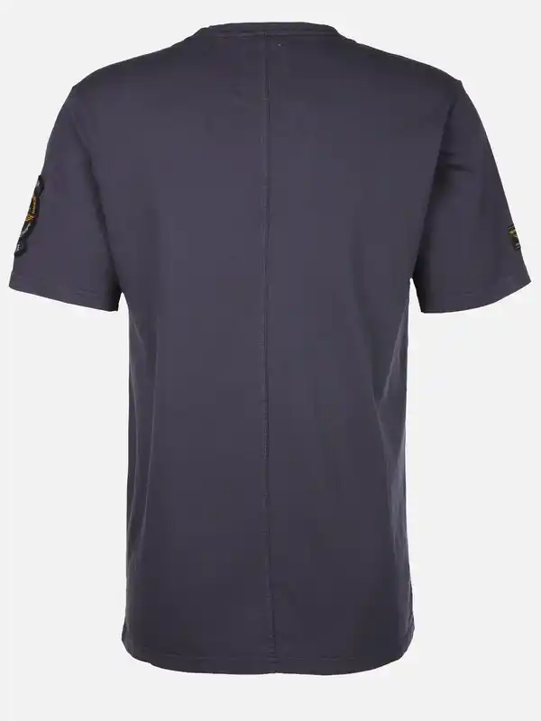 Bild 2 von Herren T-Shirt mit auffälligem Print Blau