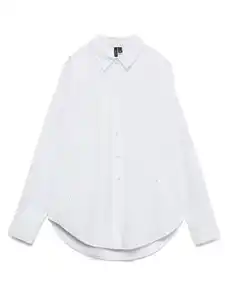 Vero Moda VMFANNI RHINESTONE LS Hemdbluse Weiß