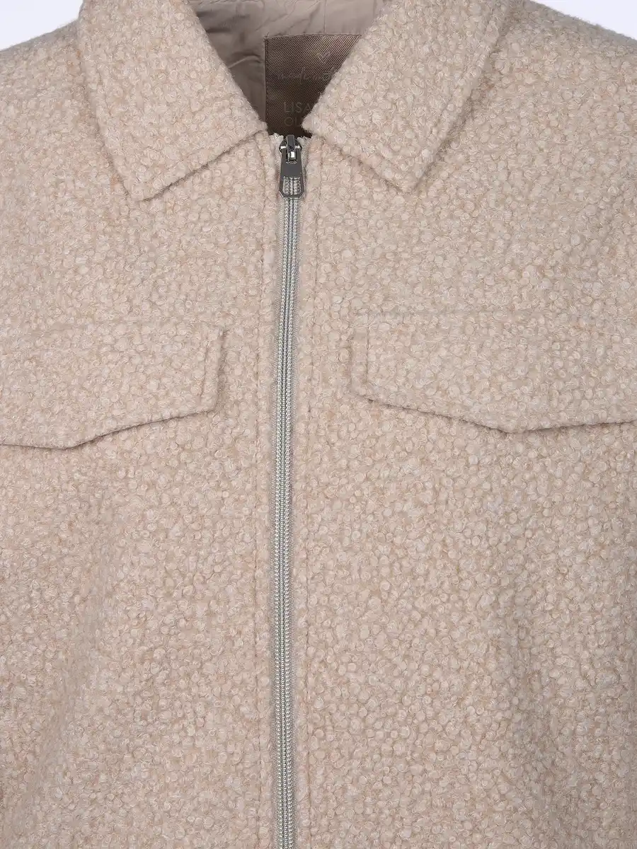 Bild 3 von Damen Bouclè Jacke Beige