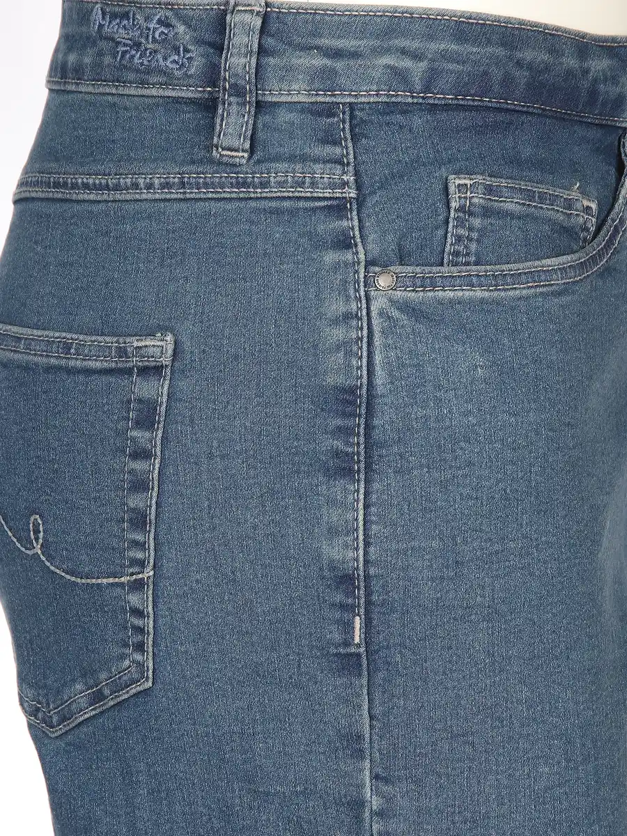 Bild 4 von Damen Jeanshose im Tapered Fit Blau