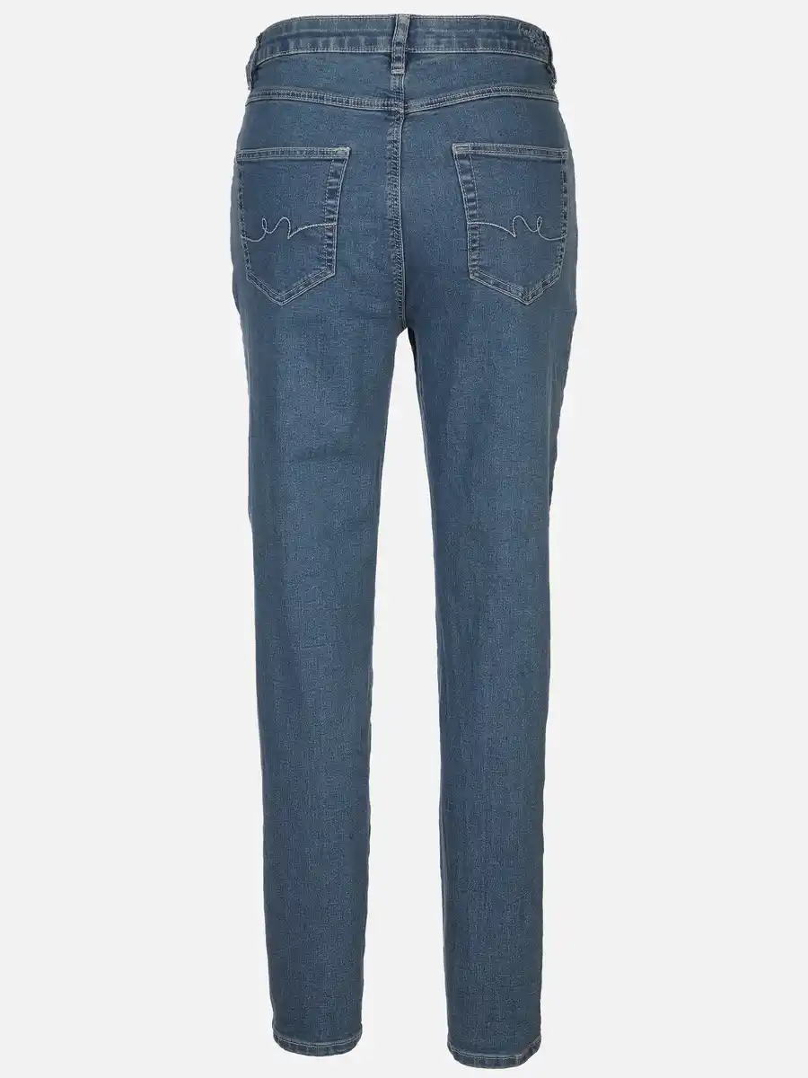 Bild 2 von Damen Jeanshose im Tapered Fit Blau