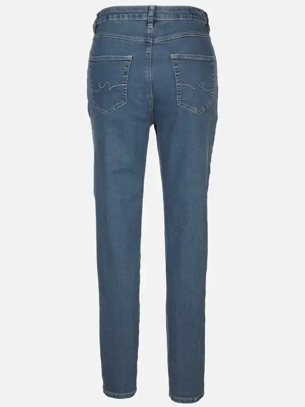 Bild 2 von Damen Jeanshose im Tapered Fit Blau