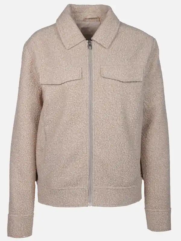 Bild 1 von Damen Bouclè Jacke Beige