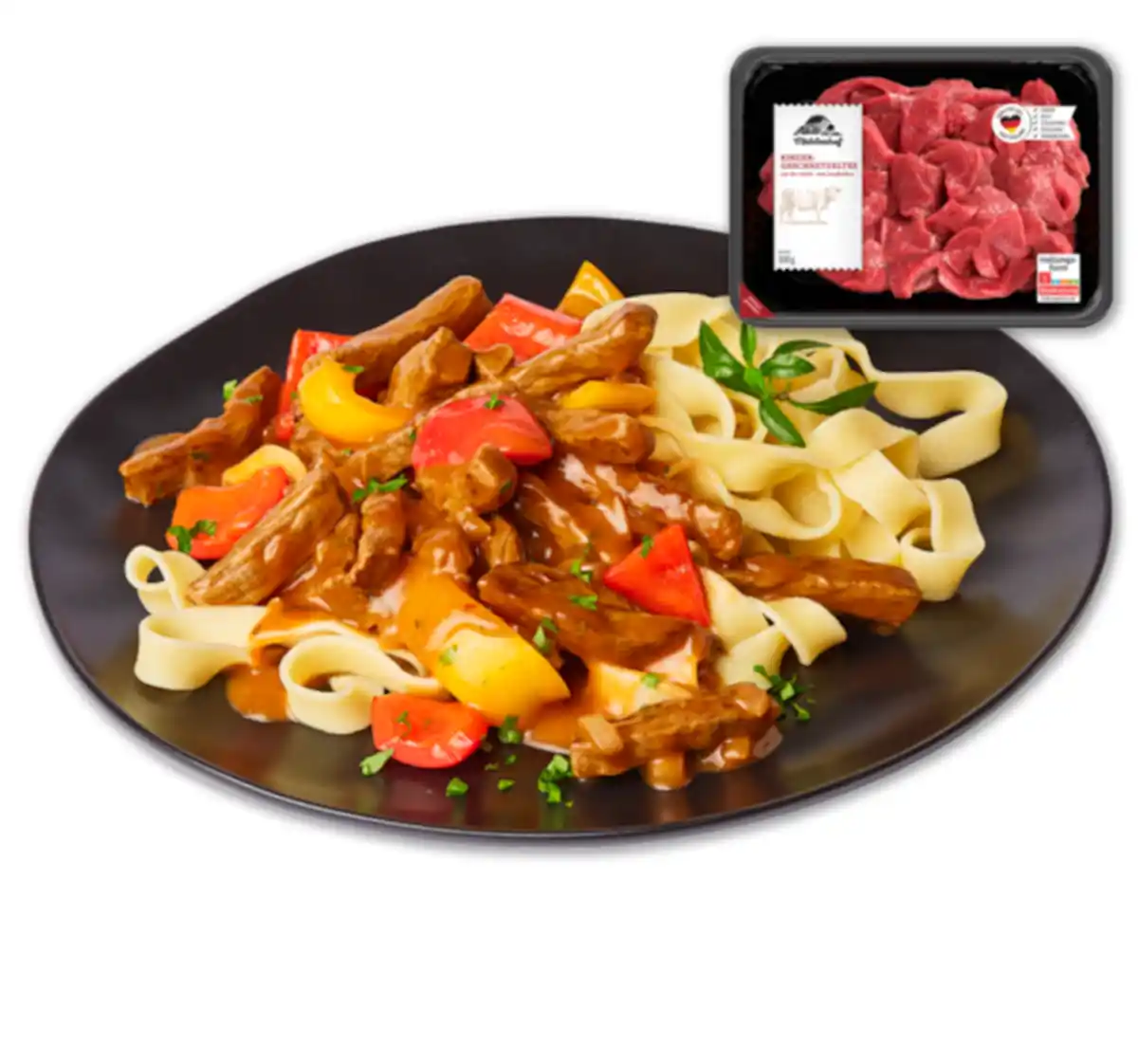 Bild 1 von MÜHLENHOF Frisches Rinder-Geschnetzeltes*