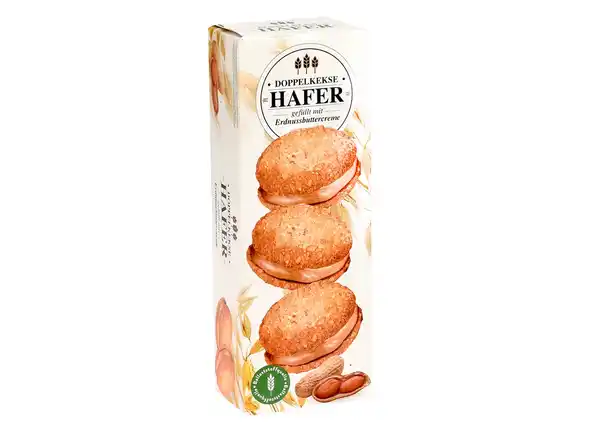 Bild 1 von Hafer-Doppelkekse mit Erdnussbuttercreme