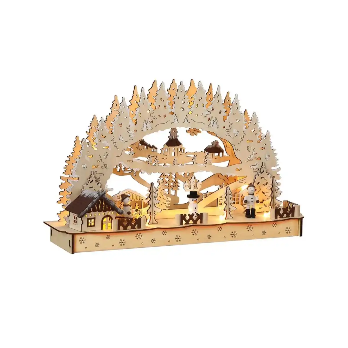 Bild 1 von monzana® Weihnachts-LED-Schwibbogen Winterdorf