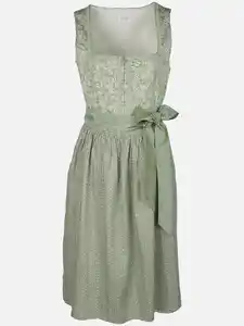 Damen Dirndl mit Schürze Grün