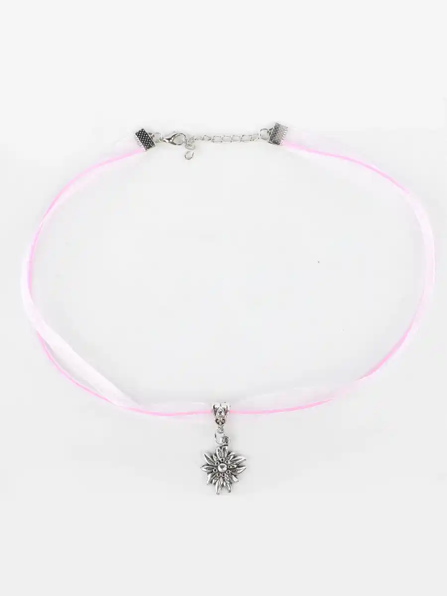 Bild 1 von Hailys ED44ELWEISS Trachtenkette mit Anhänger Rosa