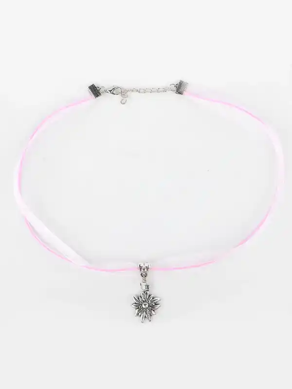 Bild 1 von Hailys ED44ELWEISS Trachtenkette mit Anhänger Rosa