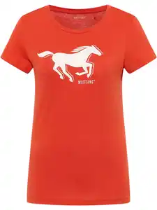 Damen T-Shirt Rot
