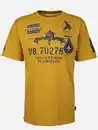 Bild 1 von Herren T-Shirt mit auffälligem Print Gelb