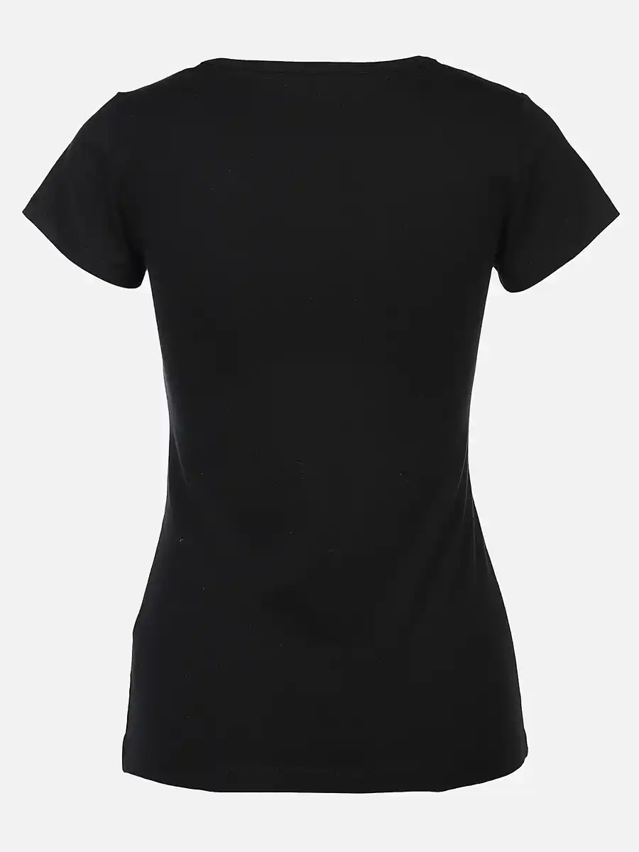 Bild 2 von Damen T-Shirt mit Trachtenmotiv Schwarz