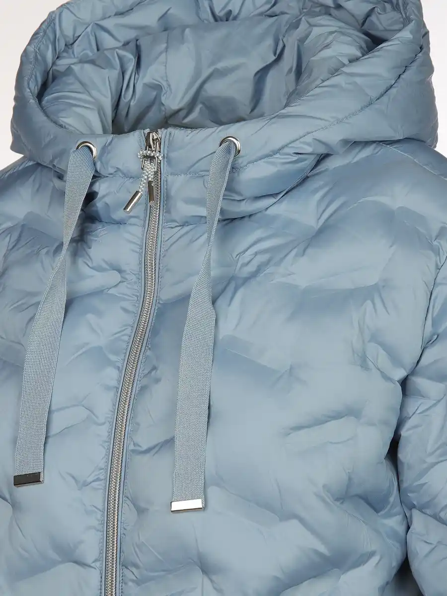 Bild 4 von Damen Steppjacke mit Kapuze Blau