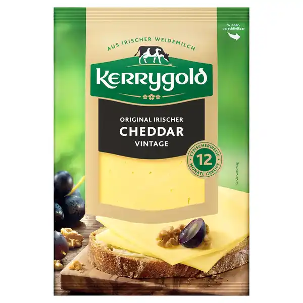 Bild 1 von KERRYGOLD Scheibenkäse, Cheddar vintage
