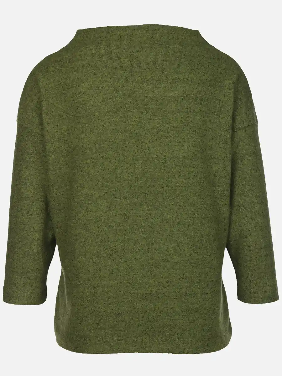 Bild 2 von Damen Flauschshirt mit 3/4 langem Arm Grün