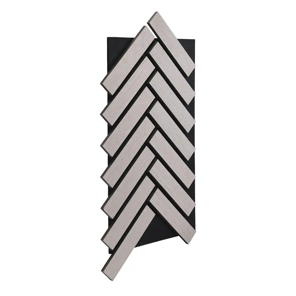 Bild 4 von Home Deluxe Akustikpaneel Fischgrätenoptik VEGA Grey Oak 1er Set - 80 x 40 cm