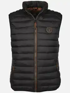 Herren Steppweste Schwarz