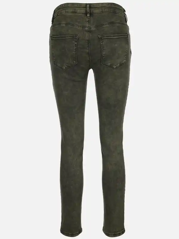 Bild 2 von Damen Jeans Florenz in Slim Fit Oliv