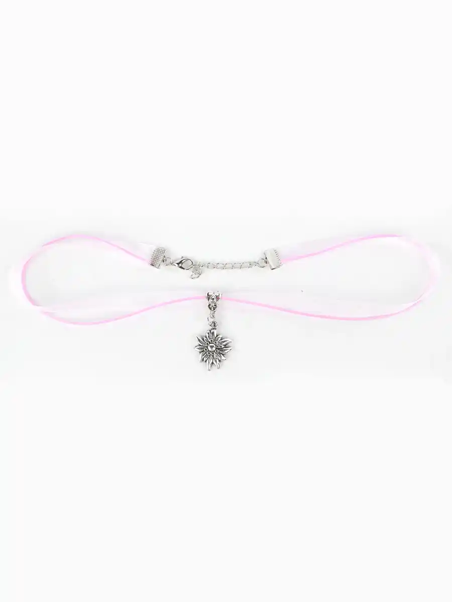 Bild 2 von Hailys ED44ELWEISS Trachtenkette mit Anhänger Rosa