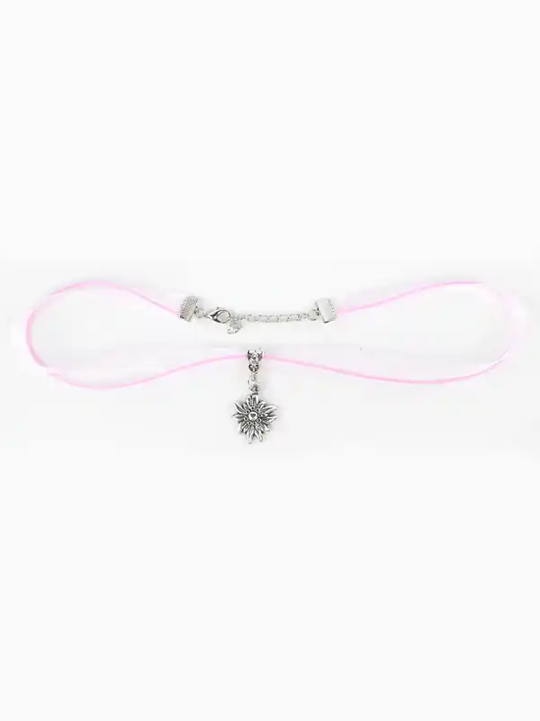 Bild 2 von Hailys ED44ELWEISS Trachtenkette mit Anhänger Rosa