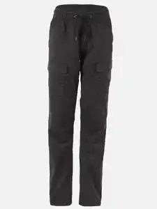 Jungen Cargohose mit Gummibund Schwarz