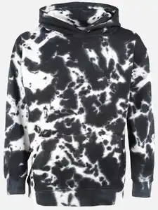 Jungen Hoodie im Batik Look Grau