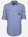 Bild 1 von Herren Trachtenhemd im Karo-Look Blau