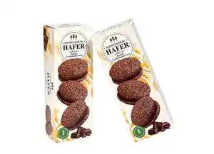 Doppelkekse Kakao-Hafergebäck