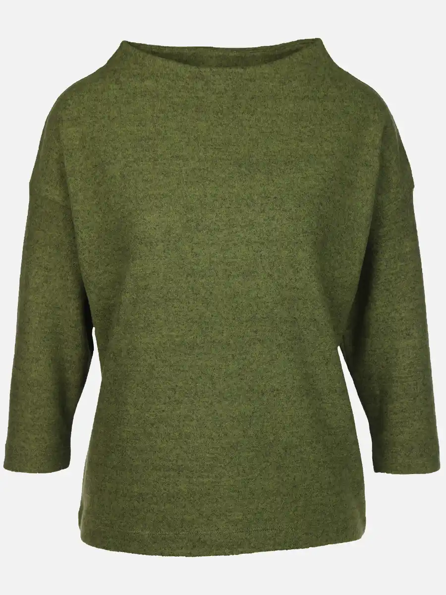 Bild 1 von Damen Flauschshirt mit 3/4 langem Arm Grün