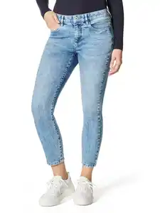 Damen Jeans Slim Fit Blau