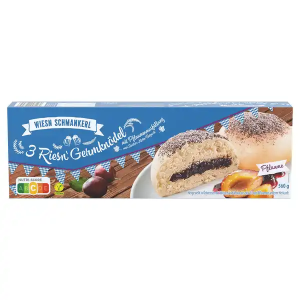 Bild 1 von WIESN SCHMANKERL Germknödel Wiesn, vegan Zwetschke