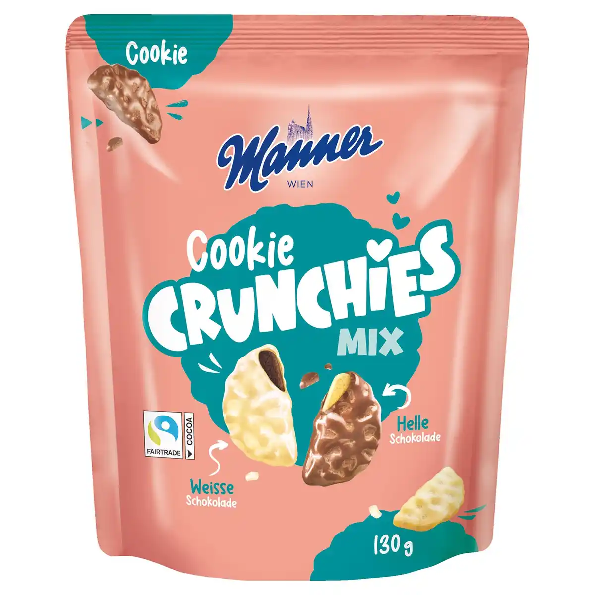 Bild 1 von MANNER Crunchies Mix 130 g, Cookie Crunch