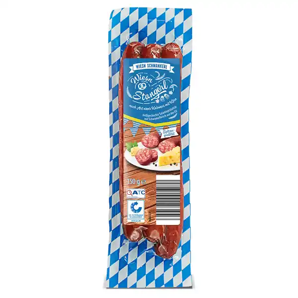Bild 1 von WIESN SCHMANKERL Salami Herbst Sortiment, Wiesen Stangerl