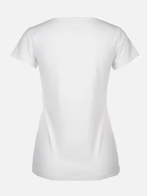 Bild 2 von Damen T-Shirt mit Trachtenmotiv Weiß
