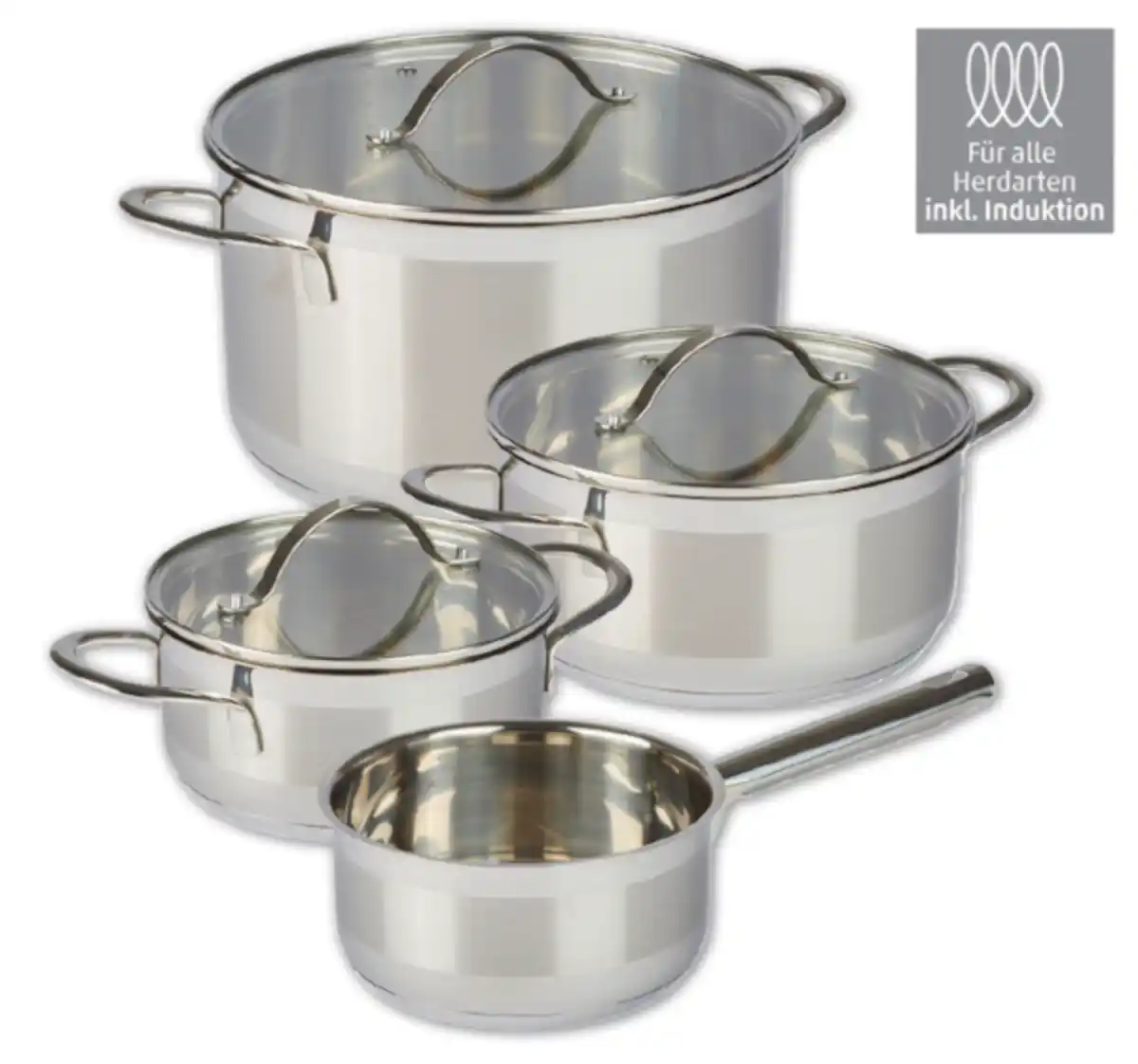 Bild 1 von HOME IDEAS COOKING Edelstahl-Töpfe*