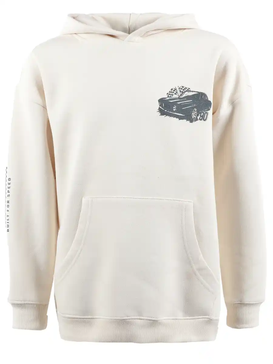 Bild 1 von Jungen Hoodie mit Front-und Backprint Beige