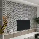 Bild 1 von Home Deluxe Akustikpaneel Fischgrätenoptik VEGA Grey Oak 1er Set - 80 x 40 cm
