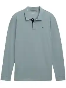 Tom Tailor Herren Poloshirt Grau