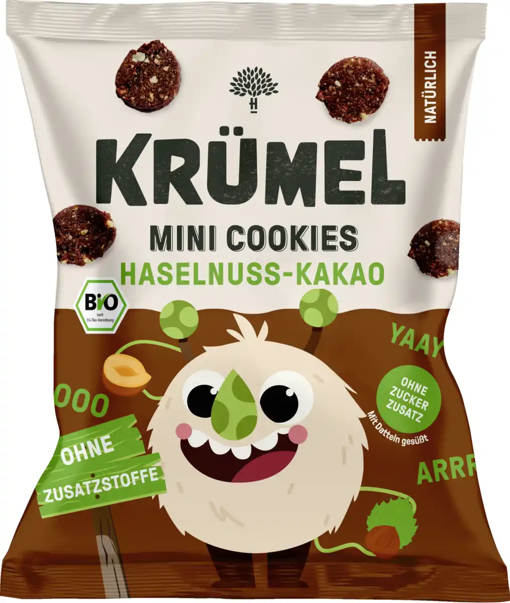Bild 1 von Krümel Bio Soft Cookies Haselnuss-Kakao, 50 g