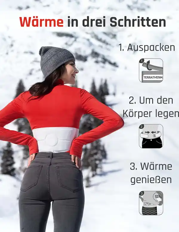 Bild 4 von TerraTherm Wärmegürtel, 1 Stück, Einheitsgröße - 12h Wärme