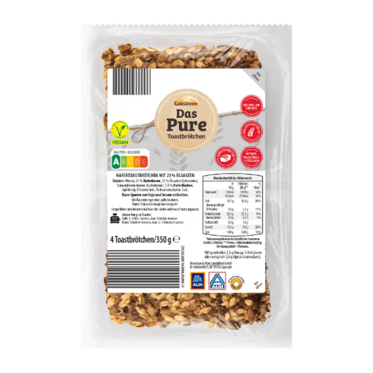 Bild 1 von GOLDÄHREN Toastbrötchen 350g