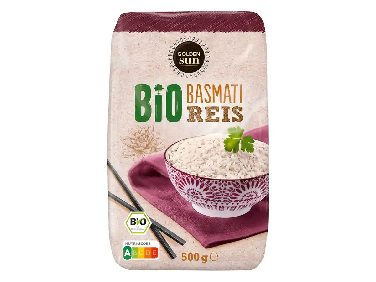 Bild 3 von Golden Sun Bio Basmati Reis,  500 g