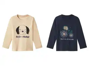lupilu® Kinder Langarmshirt, aus reiner Baumwolle