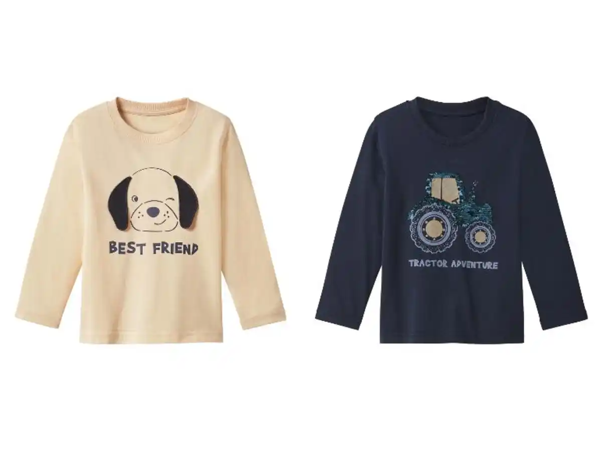 Bild 1 von lupilu® Kinder Langarmshirt, aus reiner Baumwolle