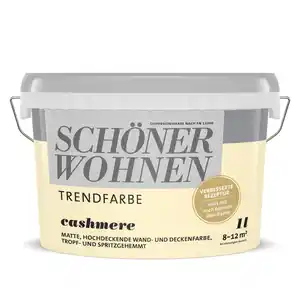 Schöner Wohnen Farbe Trendfarbe 'Cashmere' beige matt 1 l